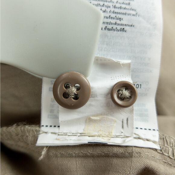 5.11 Tactical Shirt Men’s Large Tan Canvas Ripstop Relaxed Fit Utility Workwear - Picture 12 of 15